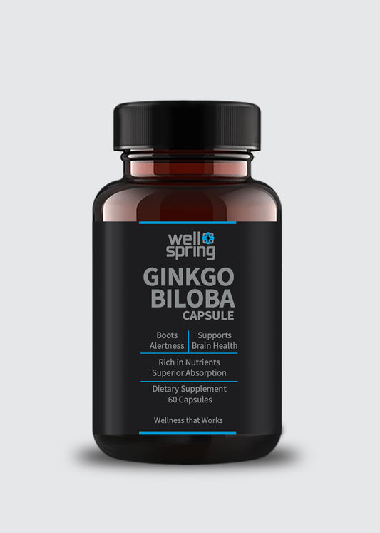 Wellspring Ginkgo Biloba Capsules