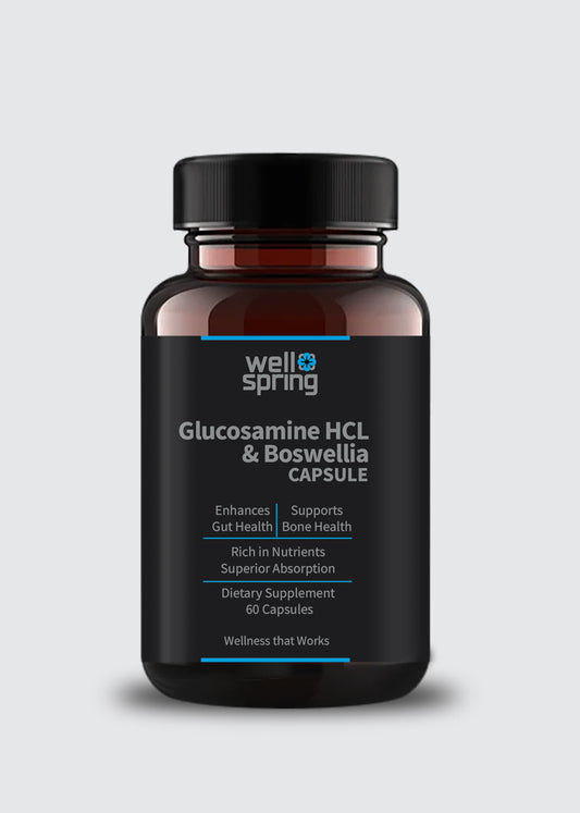 Wellspring Glucosamine HCl & Boswellia Capsules
