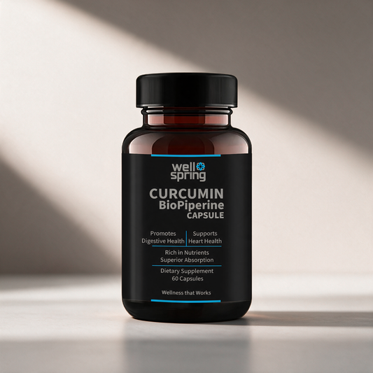 Wellspring Curcumin BioPiperine Capsules